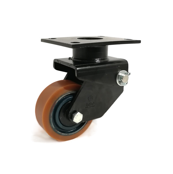 Ruote serie Z con supporto M34 Ruote in poliuretano colato 95 Sh.A. e mozzo in ghisa. Disponibili con cuscinetti a sfere di precisione schermati. Ruota con cuscinetti a sfere.