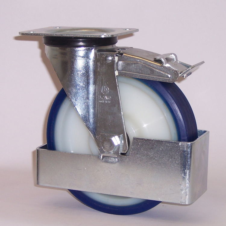 RUOTA AS 125X40 CC SPG M22L/50+FR+P.PIED