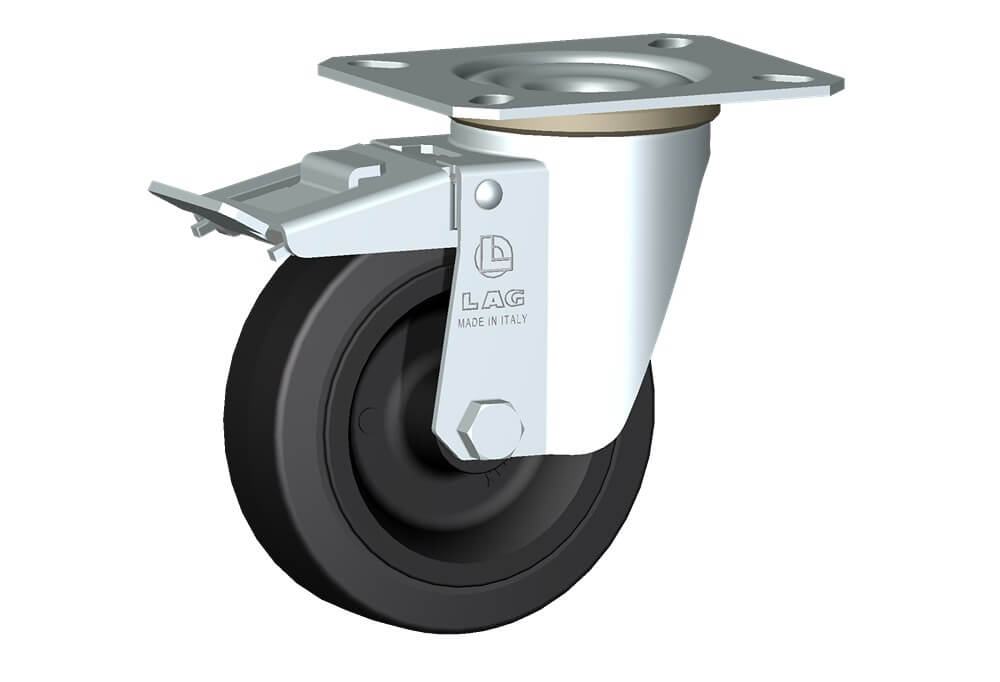 RUOTA FN 100X30/40 FP SPG M22+FH(B.PTFE)