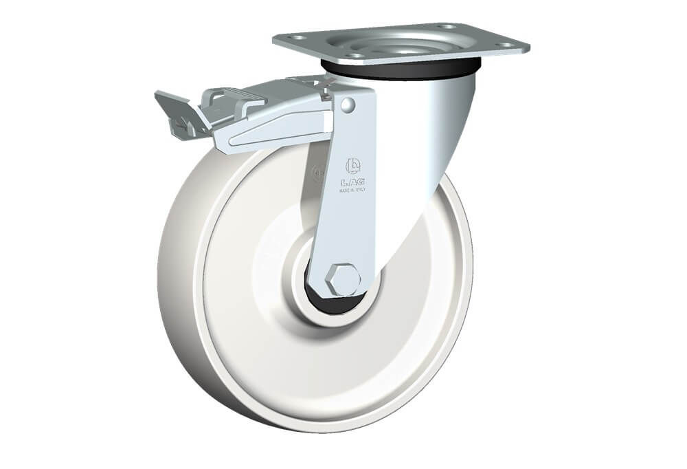 WHEEL P 125X40/50 BB SWL M22L + BRAKE
