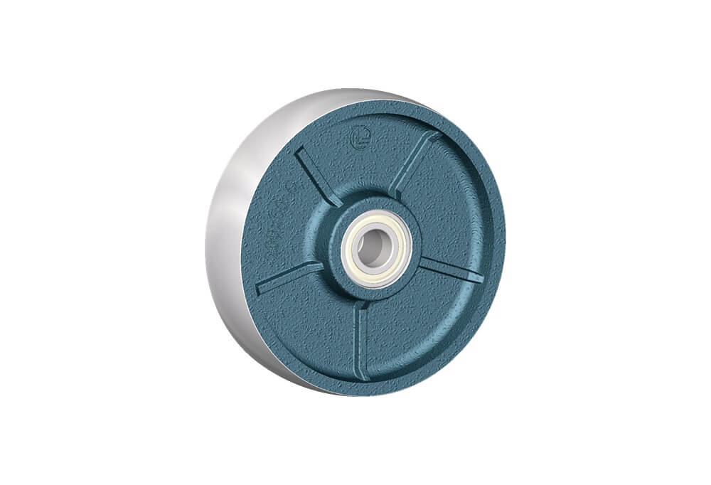Wheels series Q QUANTUM - Cast iron wheels available with ball bearings or plain bore.
