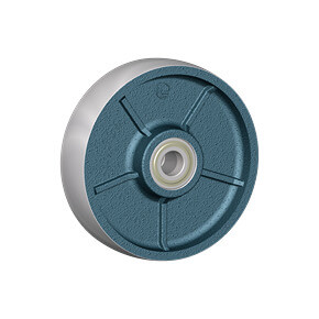 Wheels series Q QUANTUM - Cast iron wheels available with ball bearings or plain bore.