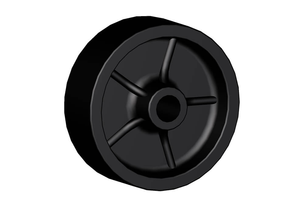 Wheel series M Wheels and castors for furniture.