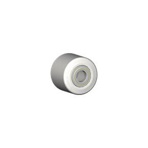 Wheels series RP ROLL-POLYNYL - Monolitic polyammide 6 rollers availble with or without ball bearings.