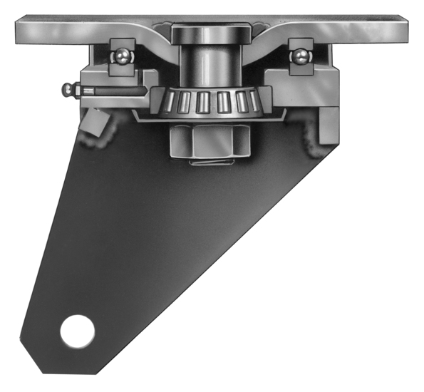 Supporto per ruote G80 - Supporti gemellati extrapesanti in acciaio grosso spessore.
