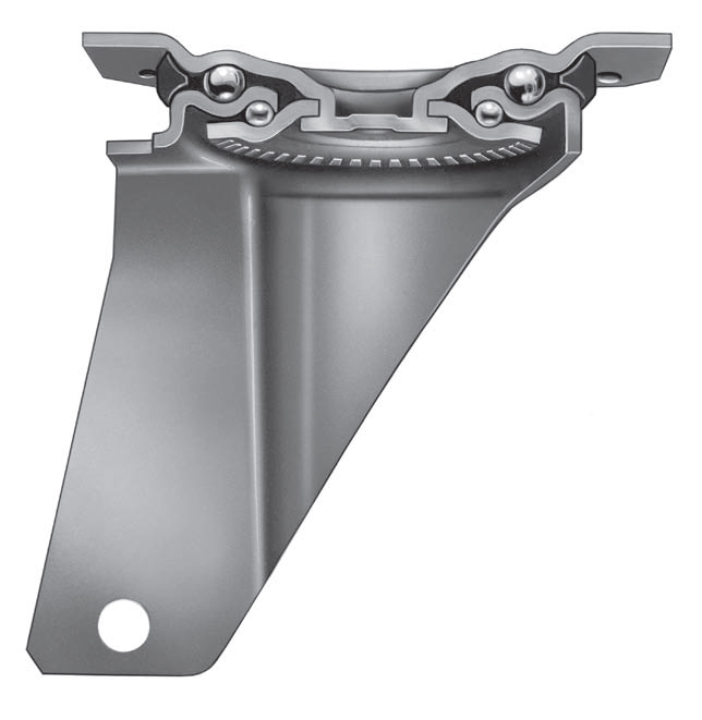 Bracket for wheels INOX20 - Medium duty stainless steel castors
