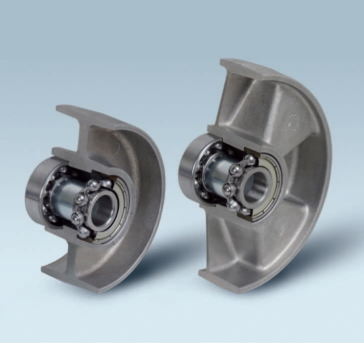 Wheels series U ULTRA - Die-cast aluminium wheels, for high temperature applications: -40°C / +270°C (-40°F / +518°F). Available with standard or stainless steel ball bearings.