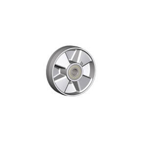 Wheels series U ULTRA - Die-cast aluminium wheels, for high temperature applications: -40°C / +270°C (-40°F / +518°F). Available with standard or stainless steel ball bearings.