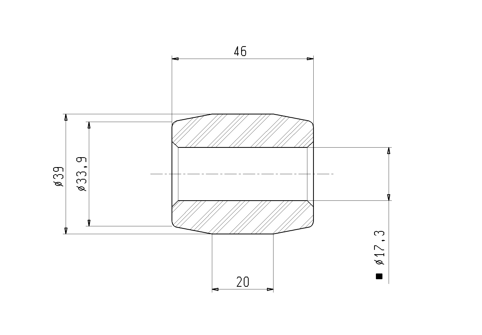 Ruote serie RP Rulli transpallet monolitici in polyammide 6 disponibili con o senza i cuscinetti a sfere schermati o inox. Ruota a foro passante.