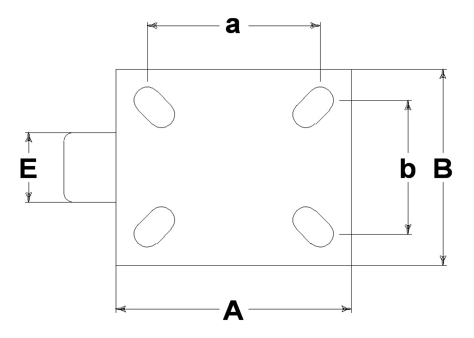 Raeder Serie E mit Gehaeuse M34 Radkern aus Spritzguss-Aluminiumlegierung, schwarze Elastik-Gummibeschichtung. Lagerung: abgeschirmte Rillenkugellager; Standard Rollenkorblager. Lagerung: Rollenkorblager.