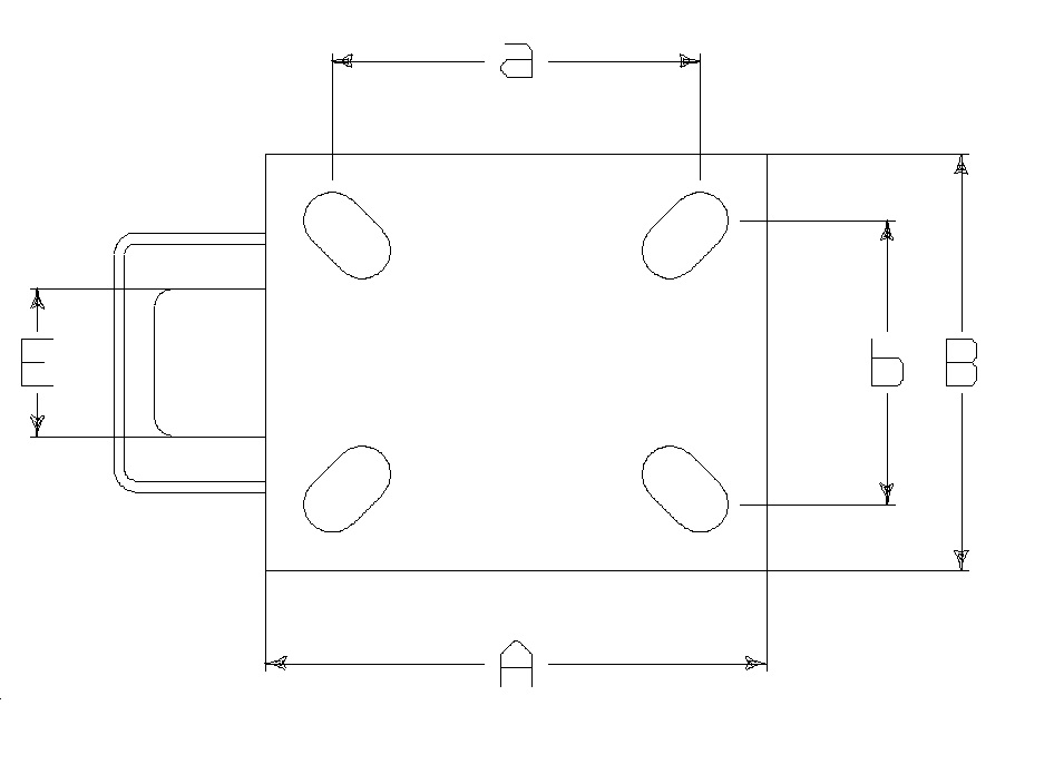 RUOTA AS 200X50/60 CC SPG P60 +P.PIEDE