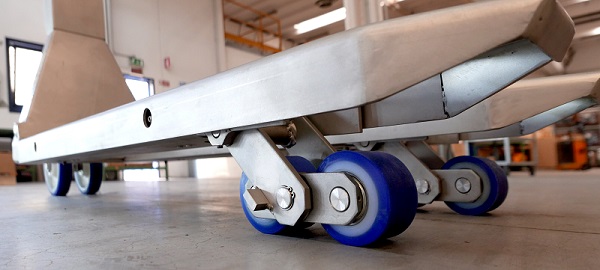 LAG blue polyurethane ROLLERS